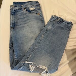GAP Light Blue Boyfriend Distressed Jeans
